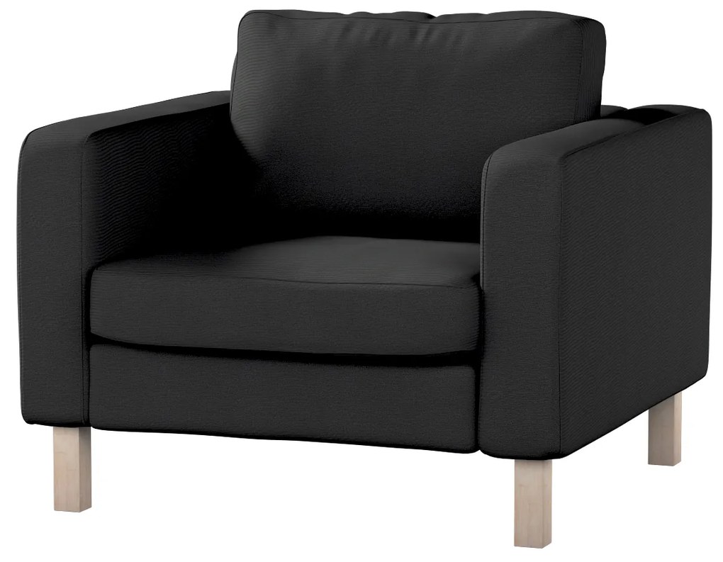 Dekoria IKEA hoes voor Karlstad 1-zit, zwart