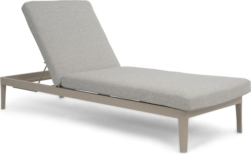 Lifestyle Garden Furniture Mateo Ligbed Met Kussen Loft/sandy Aluminium Taupe
