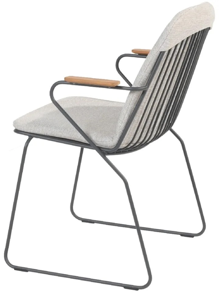 4 Seasons Veneto/Prado ronde tuinset - Ø130 cm. - stapelbaar
