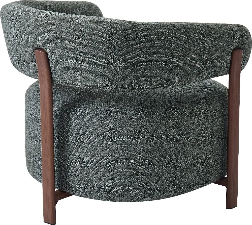 Groene Fauteuil Met Ronde Rugleuning