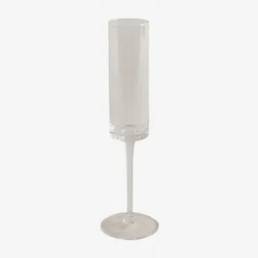 Pack Van 4 Champagneglazen 20 Cl Van Lioare-glas Transparant - Sklum