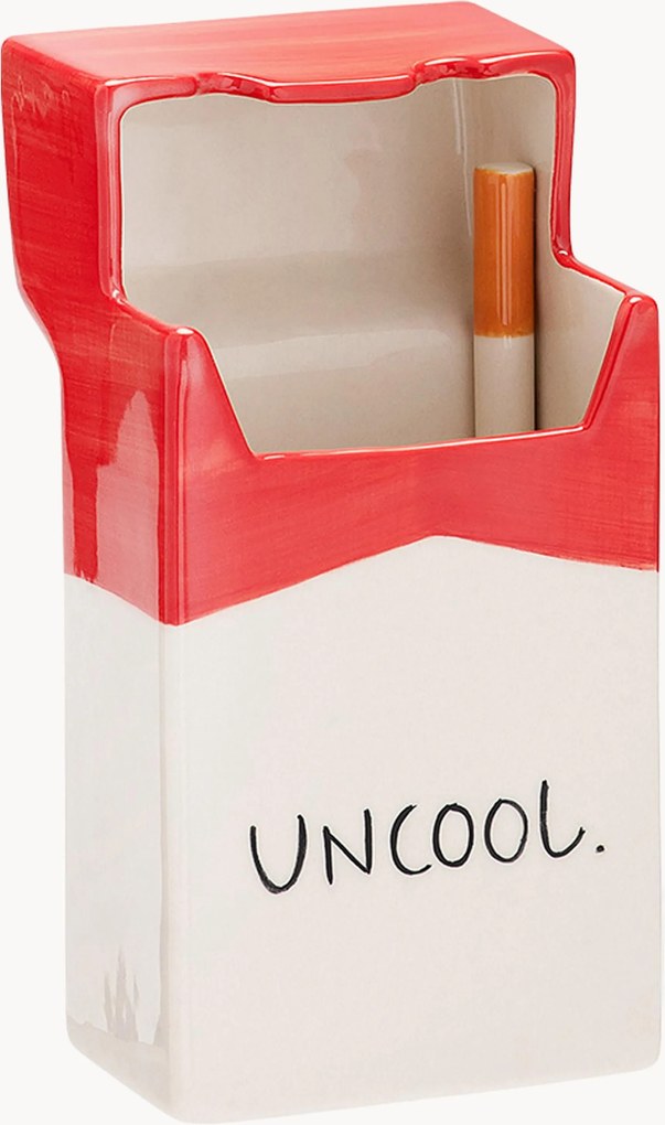 Handbeschilderd decoratief object Uncool