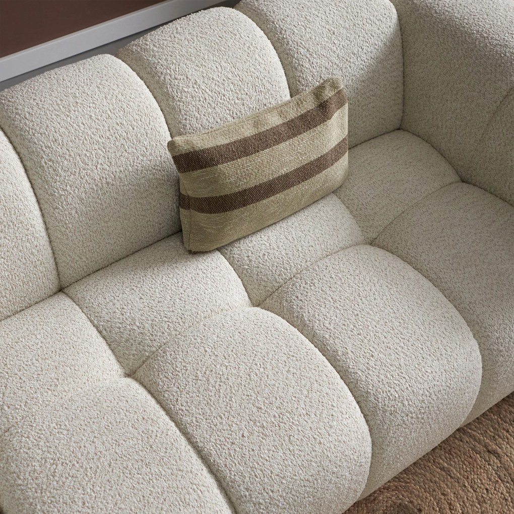 Design Bank Creme Hoek Links