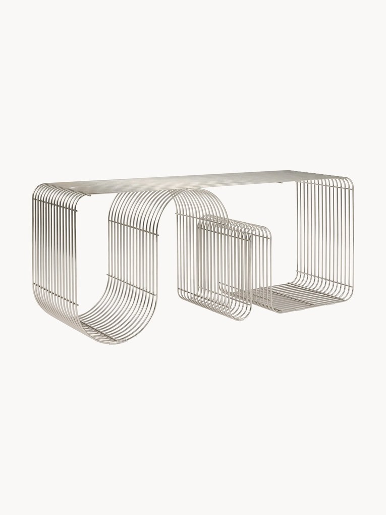 Metalen bank Curva