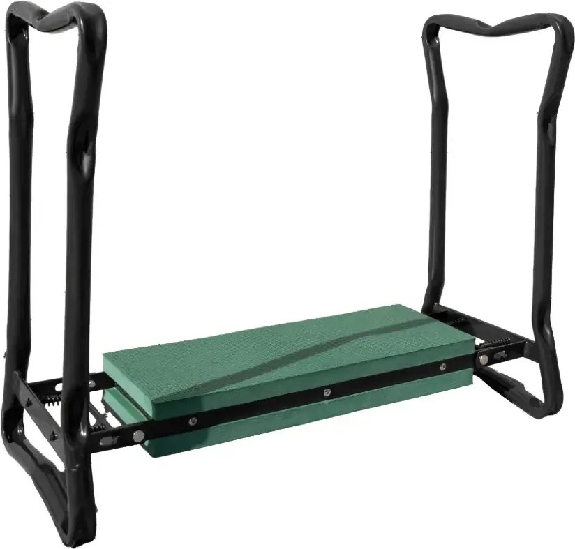Practo Garden — Inklapbaar kniebankje — 2‑in‑1 knielbank en zitbank — EVA kniekussen — Max. 150 kg