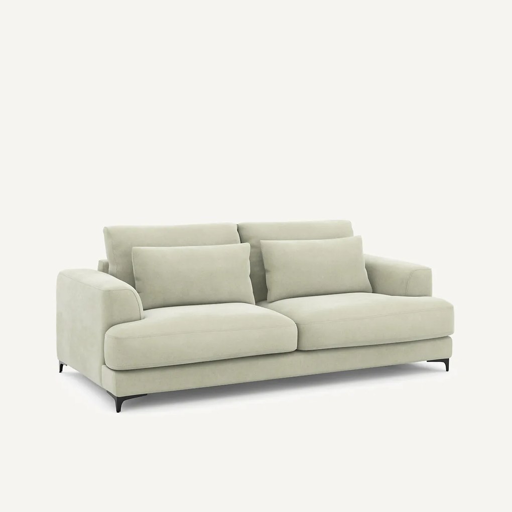 3-zits slaapbank stonewashed fluweel, Marsile
