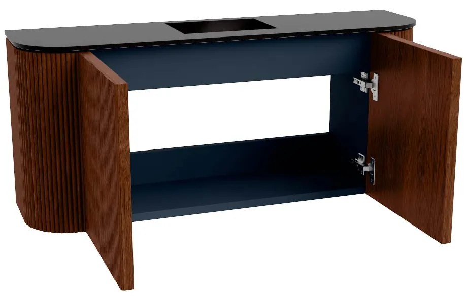 Mondiaz Joya 95cm toiletmeubel ronding links/rechts ruby met wastafel faye midden 1 kraangat urban
