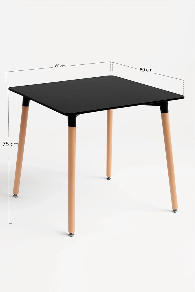 Tower Tafel Vierkant 80 cm