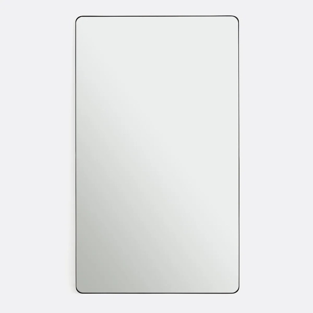 Rechthoekige spiegel, metaal, breedte 100 x hoogte 170 cm, IODUS
