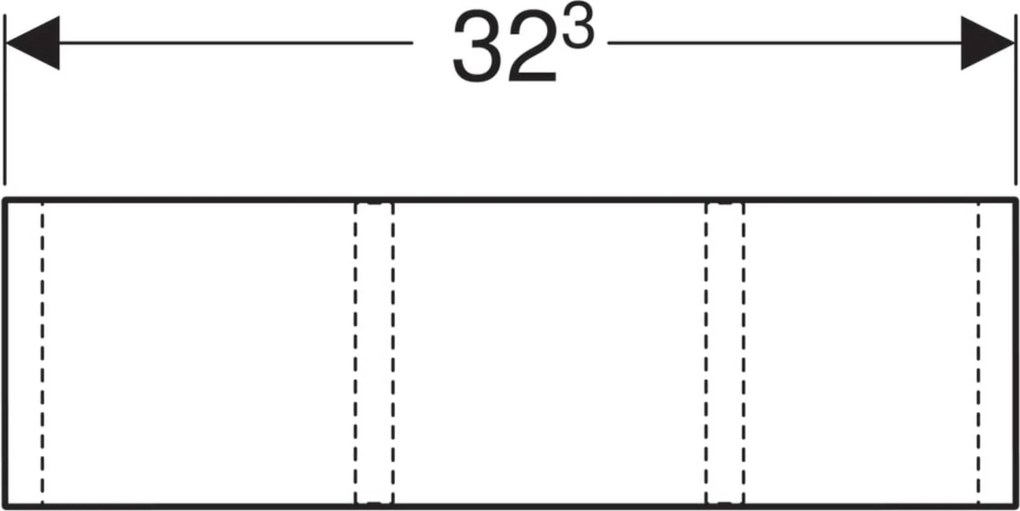 Geberit Smyle Lade-Inzet 32,3x20x9,8 cm Lava