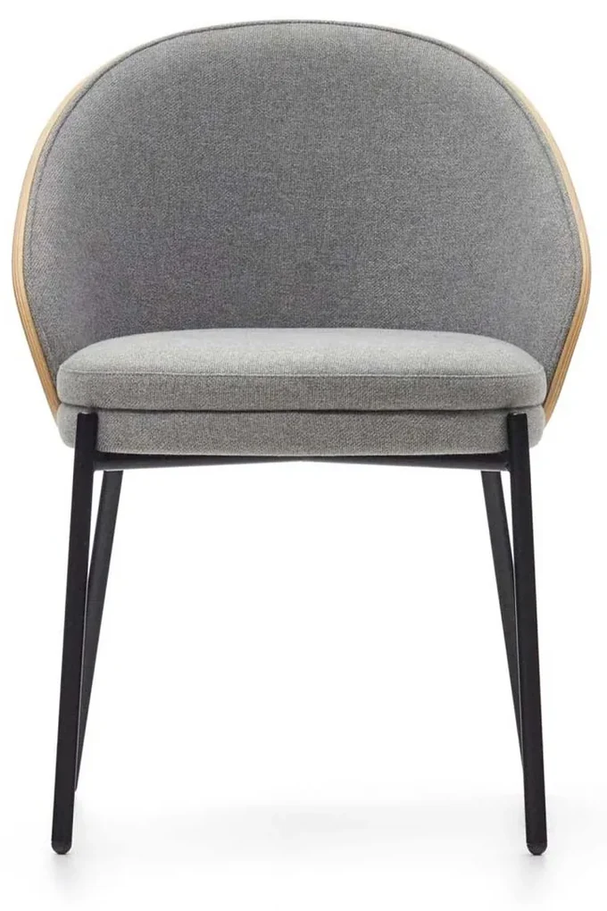 Kave Home Eamy Eetkamerstoel Met Houten Rugleuning Naturel