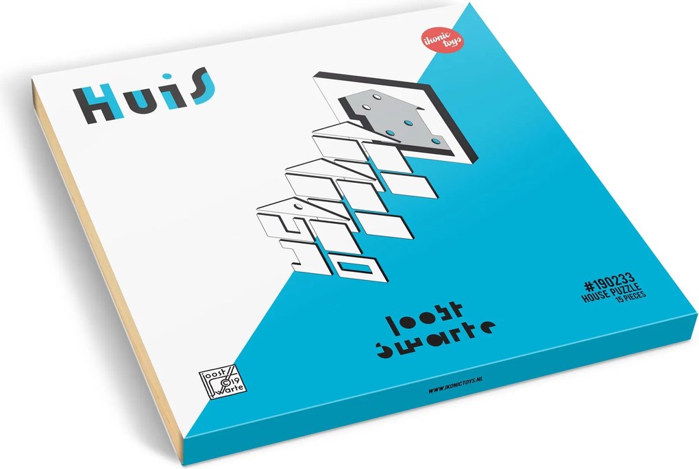 Houten Puzzel - 'Huis' - Joost Swarte