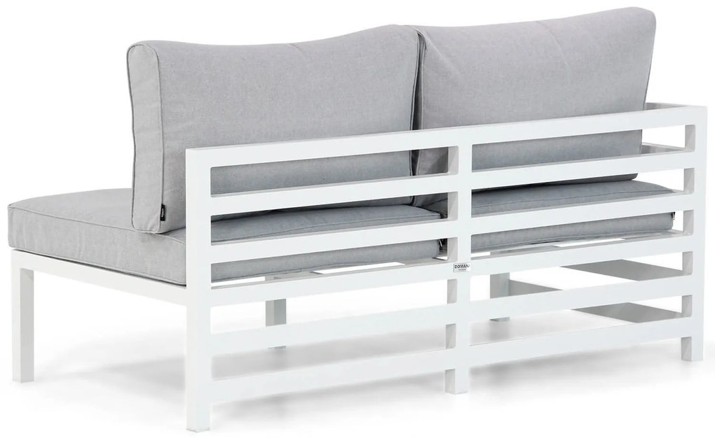 Hoek loungeset 6 personen Aluminium Wit  Domani Furniture Linde