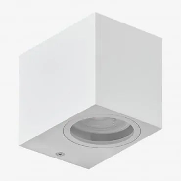 Wandlamp Voor Buiten In Aluminium Dolton Wit - Sklum