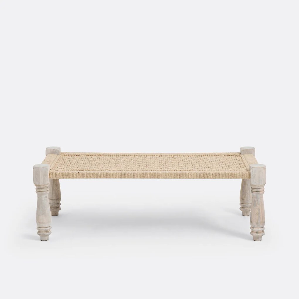 Indische bank van touw en mangohout, Adas