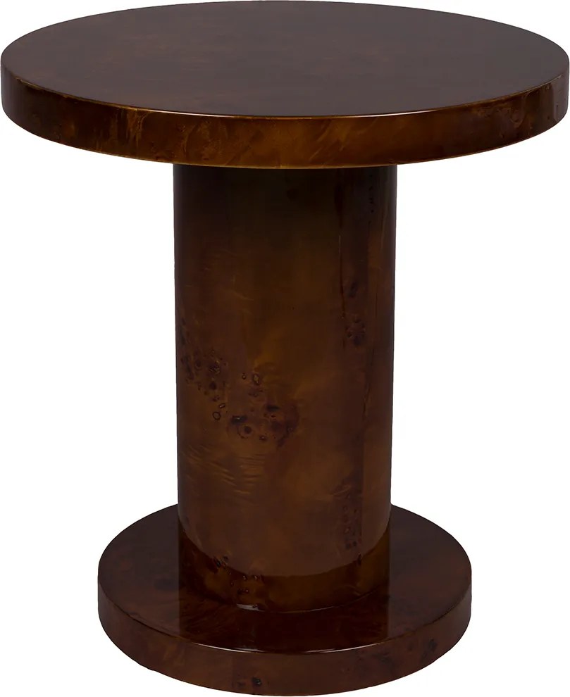 Dutchbone Quinn Bijzettafel Van Walnoothout - 46 X 46cm.