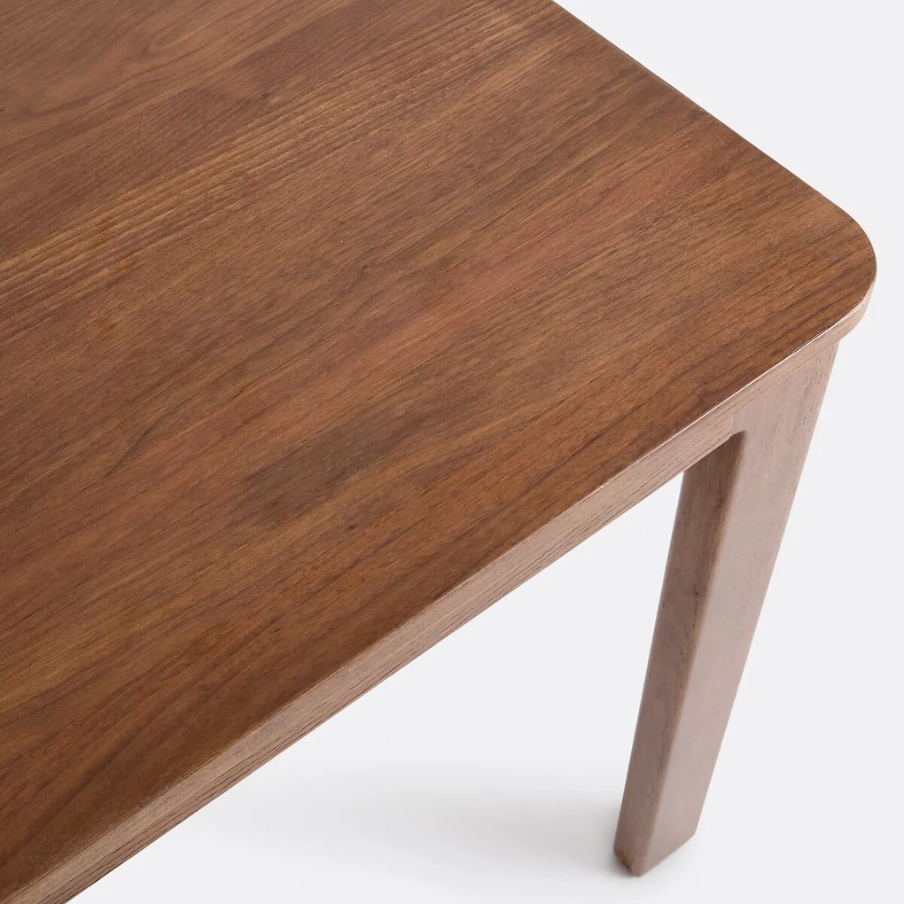 Uitschuifbare eettafel, walnootfineer, 6 tot 8 couverts, Talet
