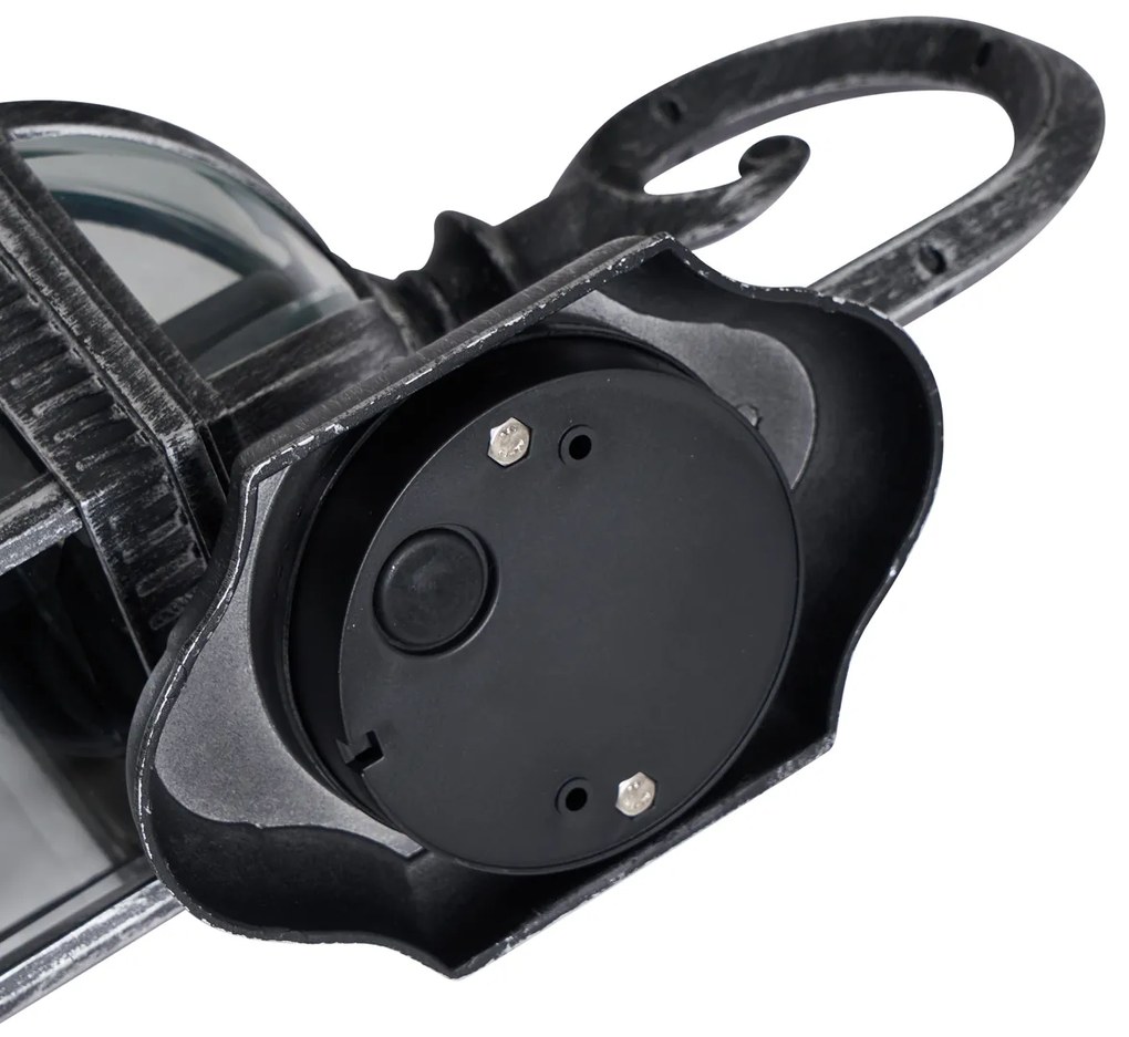 Klassieke buiten wandlamp antiek zilver IP44 - Glasgow