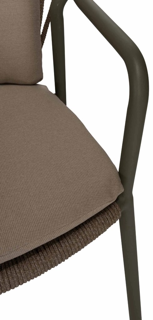 Taste by 4 Seasons Manitoba stapelbare tuinstoel olijfgroen SALE  Tuinstoel    taupe weerbestendig