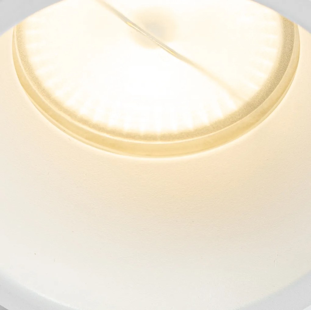 Smart inbouwspot wit IP44 incl. Wifi GU10 70mm - Dept GU10 IP44 rond Binnenverlichting Lamp