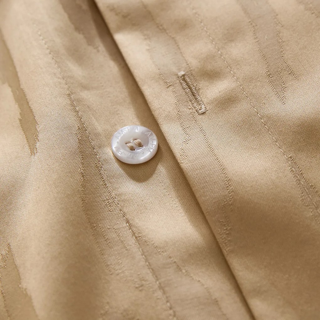 Dekbedovertrek van gewassen katoensatijn, GIACOMO