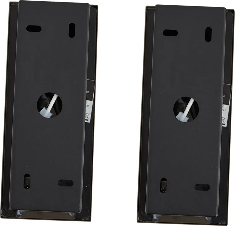 Set van 2 moderne wandlampen zwart incl. LED - Plaza