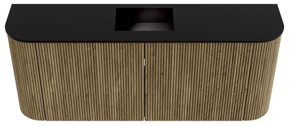 Mondiaz Joya 105cm toiletmeubel ronding links/rechts dusk met wastafel faye midden 1 kraangat urban