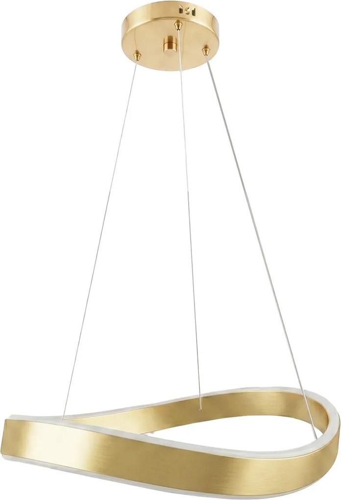 PLAFOND HANGENDE LAMP SWE065-CP 40cm BRUSH GOLD