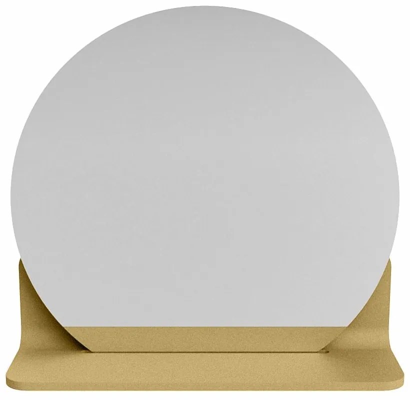 Mondiaz Spot spiegel rond Ø40cm met planchet oro