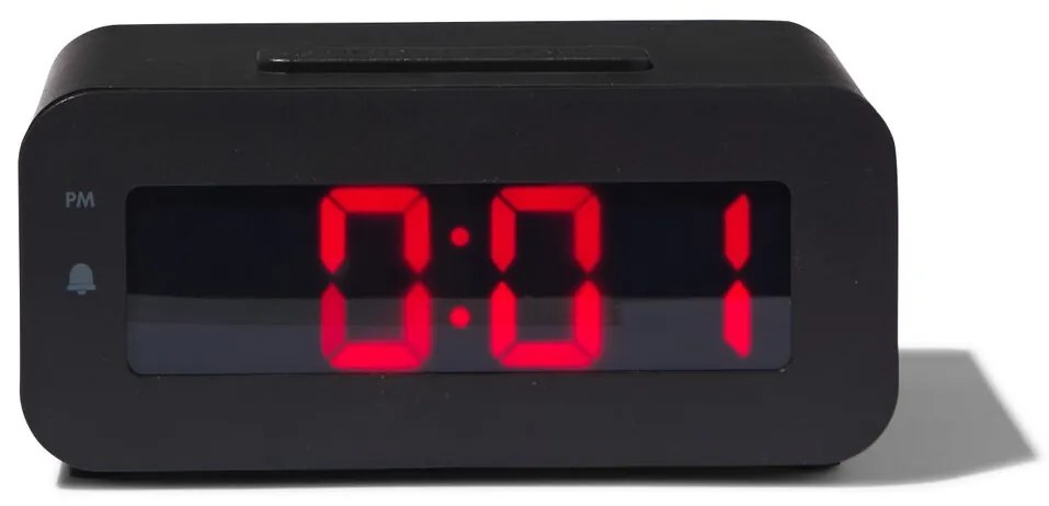 HEMA Wekker Digitaal LED Met Snoer (zwart)