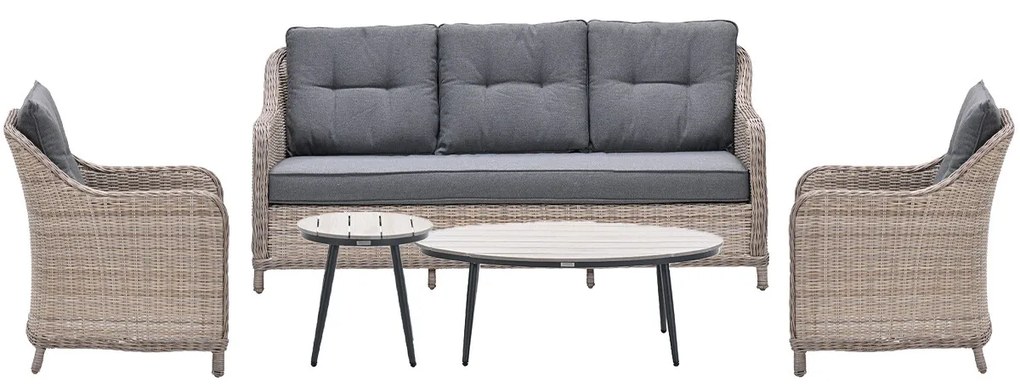 Garden Impressions Nova loungeset 5-delig - Lucas loungetafels