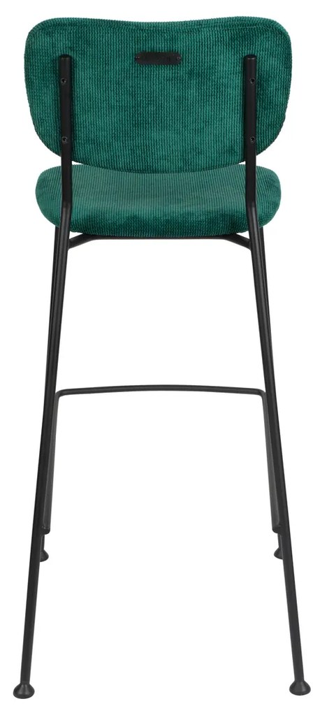 Zuiver Benson Hoge Barkruk Stof Groen