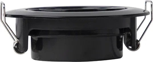 Set van 5 moderne inbouwspots zwart incl. LED 3-staps dimbaar - Mio