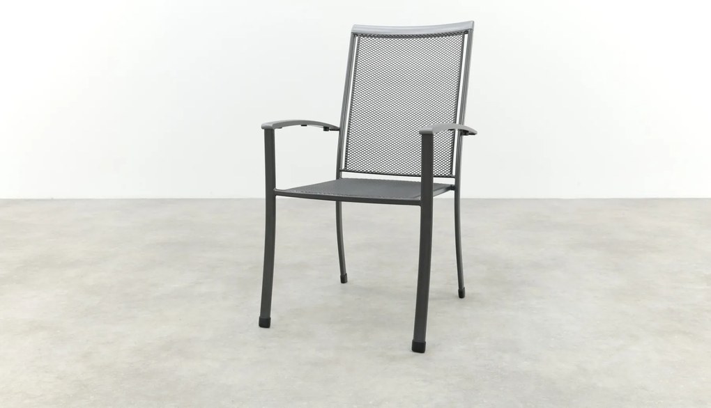 Royal Garden Balero ronde stapelbare tuinset strekmetaal Ø105 cm.