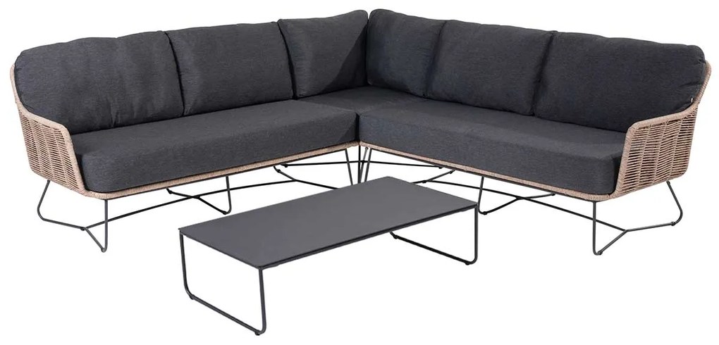 4 Seasons Outdoor Belmond loungeset 4-delig - Dali loungetafel 110 x 60 cm