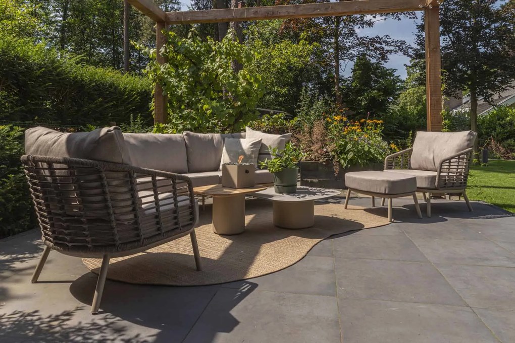Taste by 4 Seasons Puglia loungeset latte SALE Loungeset taupe weerbestendig