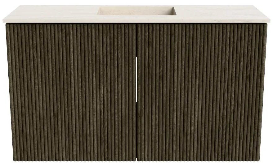 Mondiaz Joya DLux 70cm toiletmeubel shadow met wastafel faye midden 1 kraangat meli