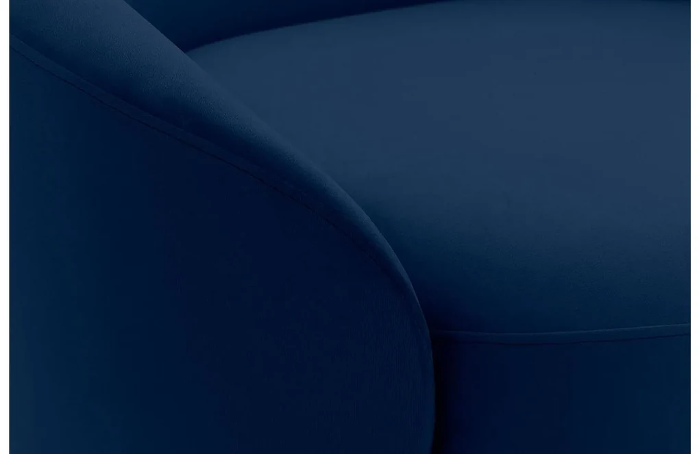 Goossens Bank Ragnar blauw, stof, 2,5-zits, modern design