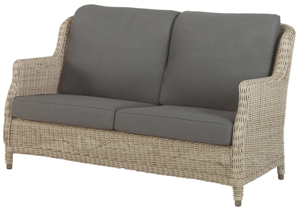 4 Seasons Outdoor Brighton loungebank pure  Tuinbank    beige weerbestendig