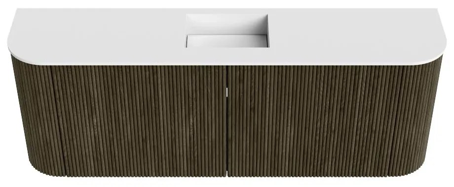 Mondiaz Joya 115cm toiletmeubel ronding links/rechts shadow met wastafel faye midden 1 kraangat talc