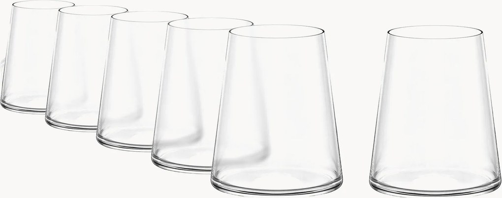 Witte wijnglazen Power, 6-delig
