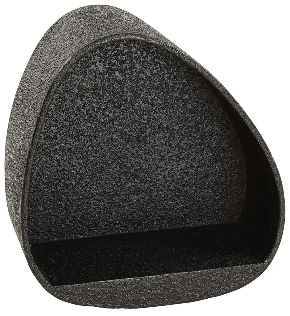 Antraciet Wandschap Organische Vorm - 42x21x45cm.