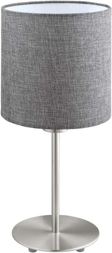 EGLO tafellamp Pasteri - grijs - 18 cm - Leen Bakker