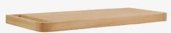 Conjunto Van Meubel 130x45 Cm Hangend In Teakhout Neill Teakhout & Without Sink & Spiegelloze & Zonder Kraan & Zonder Sifon - Sklum