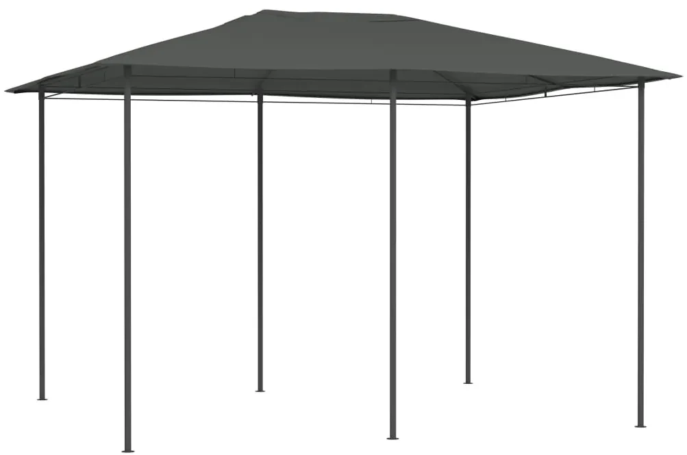 vidaXL Prieel 160 g/m² 3x4x2,6 m antracietkleurig