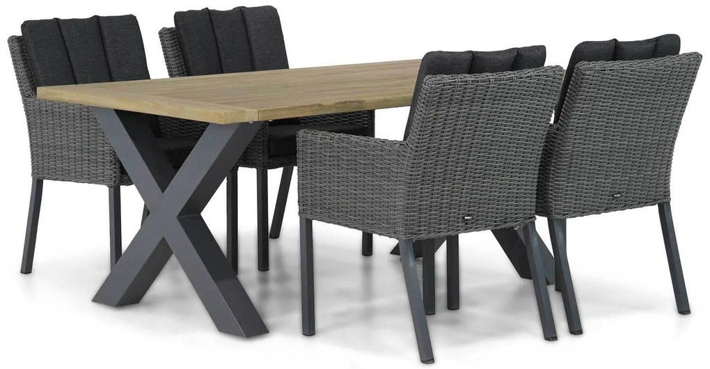 Garden Collections Oxbow/Cardiff 180 cm dining tuinset 5-delig