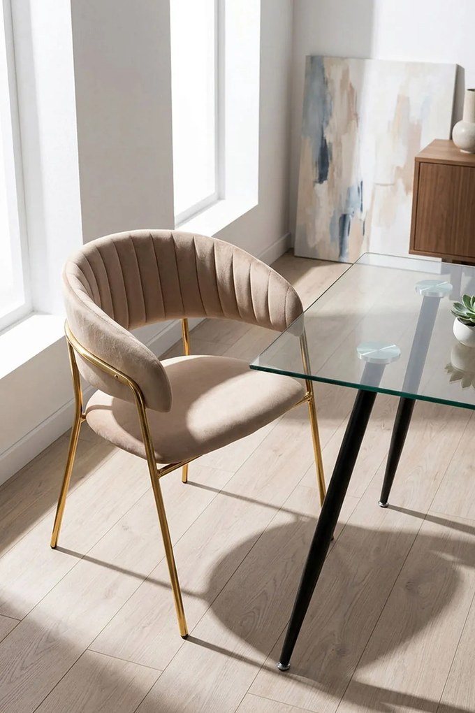 Moniel Foud Fluwelen Stoel