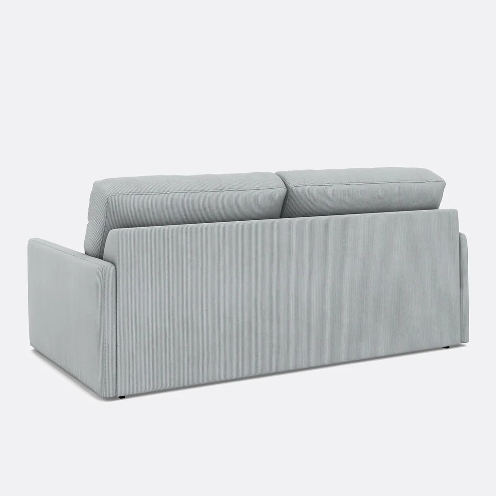 Slaapbank in ribfluweel, Comfort Bultex®, Marta
