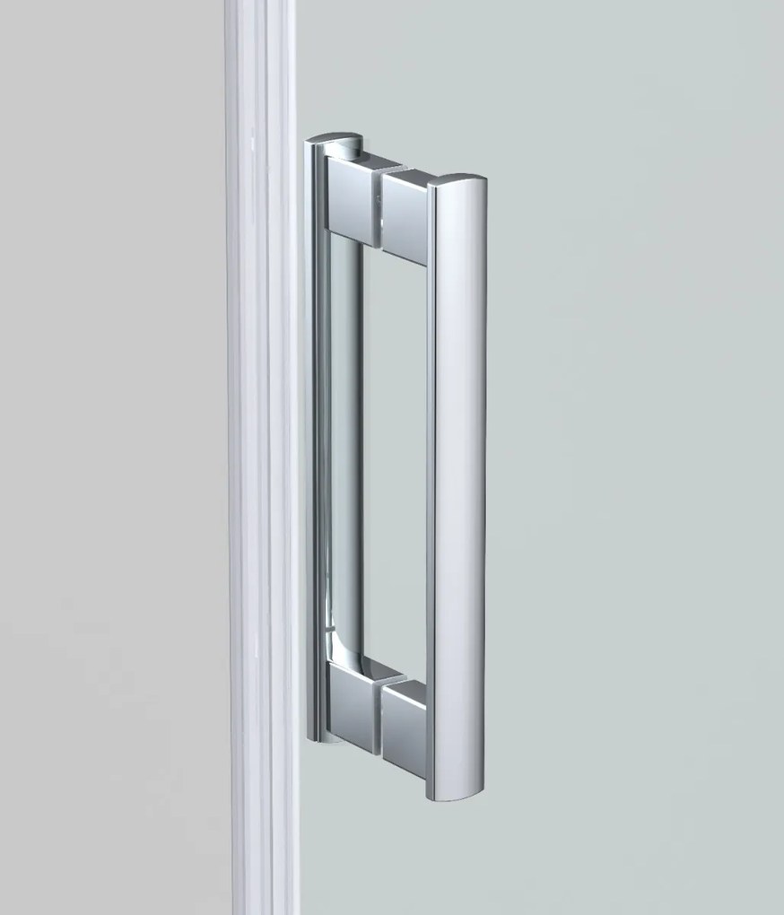 Badstuber New York complete douchecabine 160x90x215cm kitvrij chroom