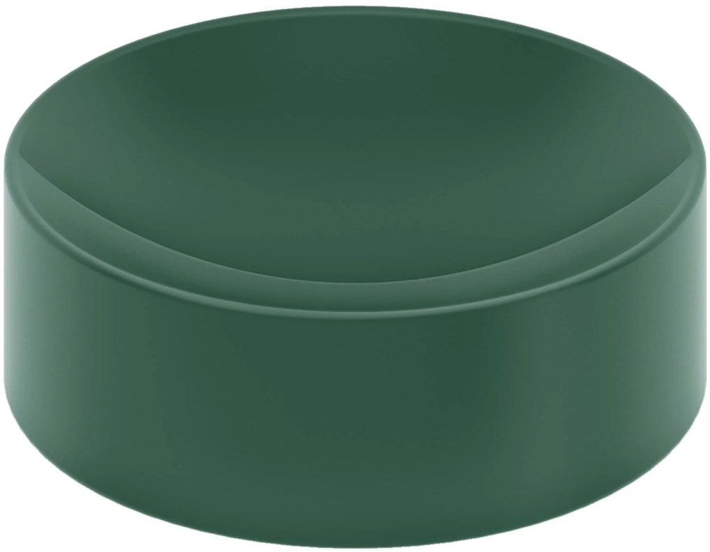 Clou Vale Fontein Ø 22x7 cm Mat Pijnboom Groen